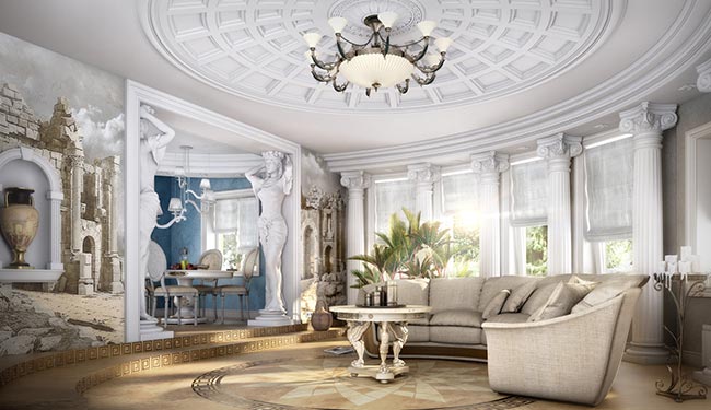 quanto custa decorar casa estilo grego