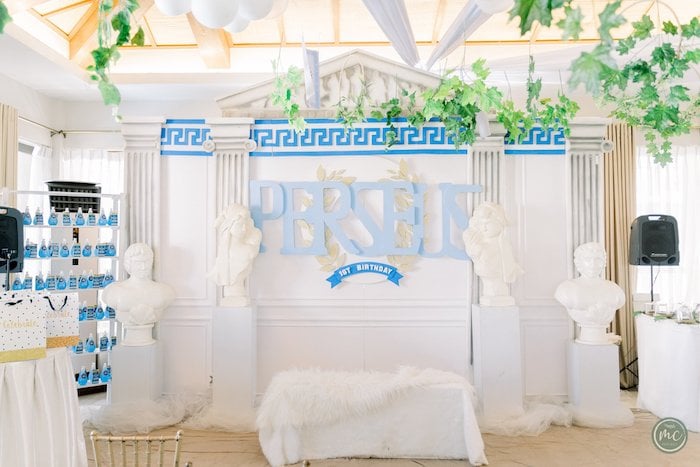 ideias decoração grecia antiga para sala
