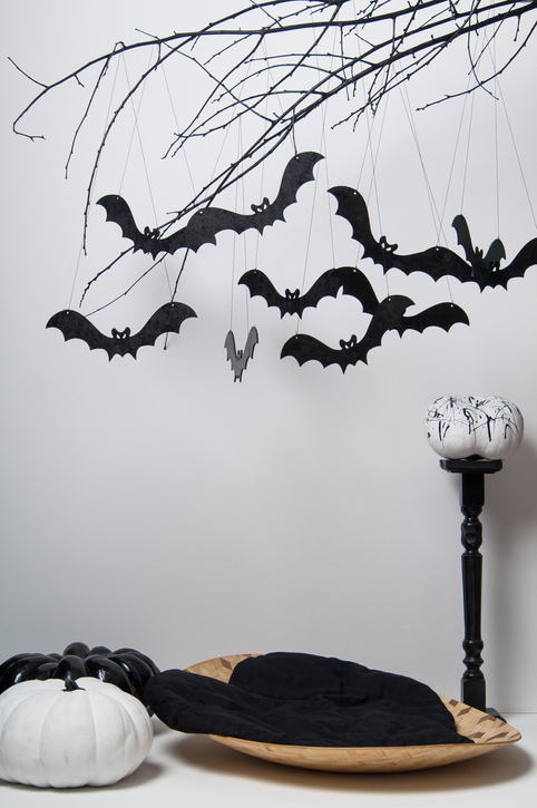 decoração halloween barata