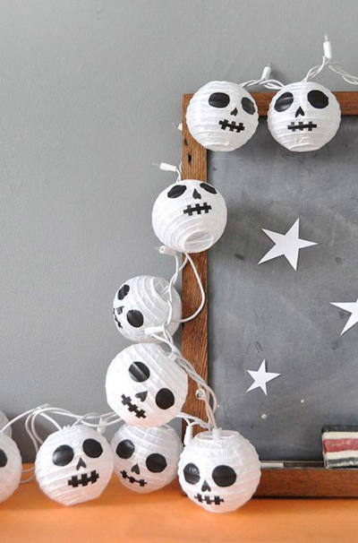 ideias criativas decoração halloween reciclavel