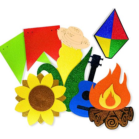 decoração junina eva