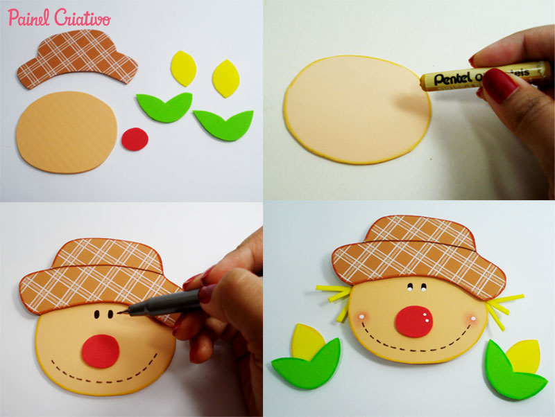 passo a passo fogueira eva festa junina