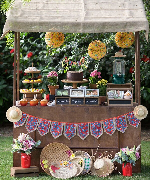 ideias criativas decoração festa junina simples