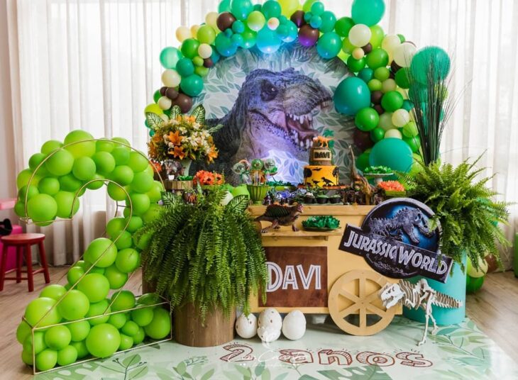 erros comuns ao decorar festa jurassic park