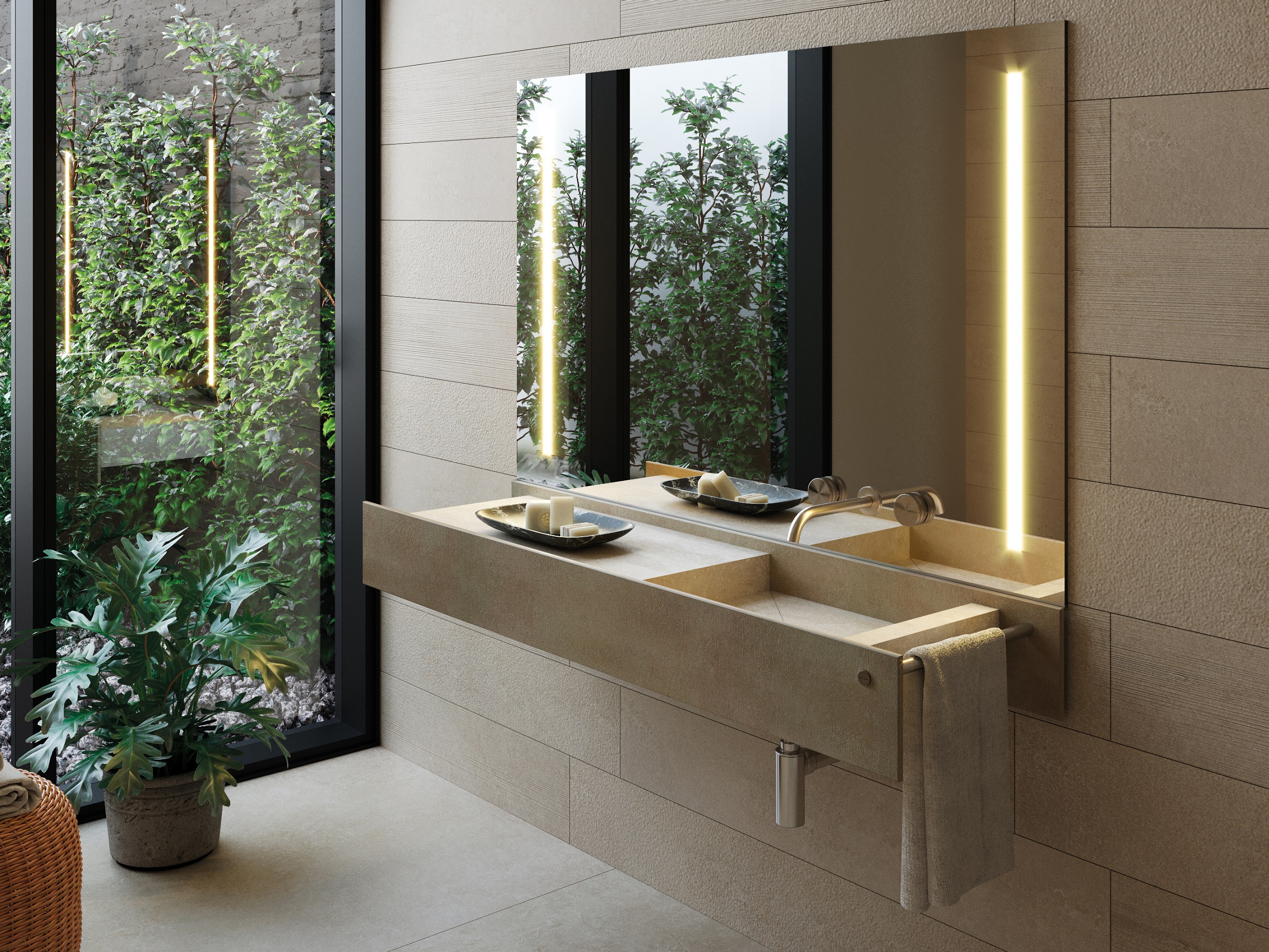 ideias criativas para decorar lavabo pequeno