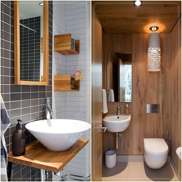 lavabo pequeno simples cores claras