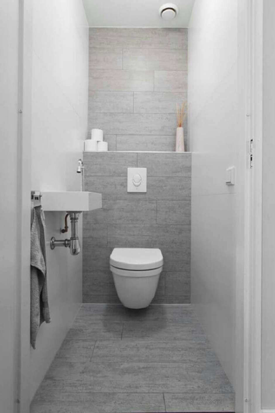 lavabo pequeno simples cores claras