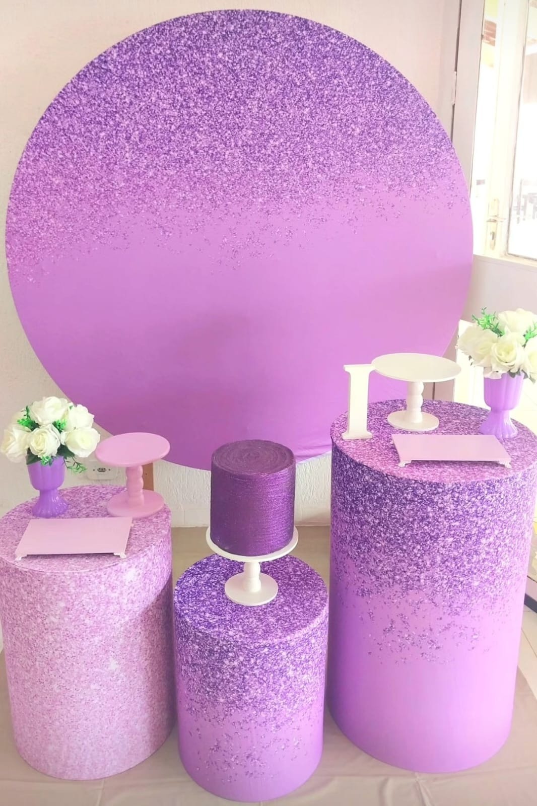 paleta de cores lilás decoração