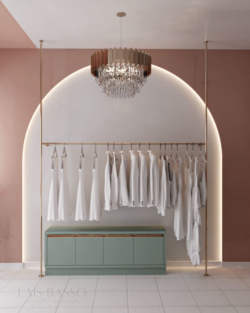ideias decoração loja de roupa feminina pequena
