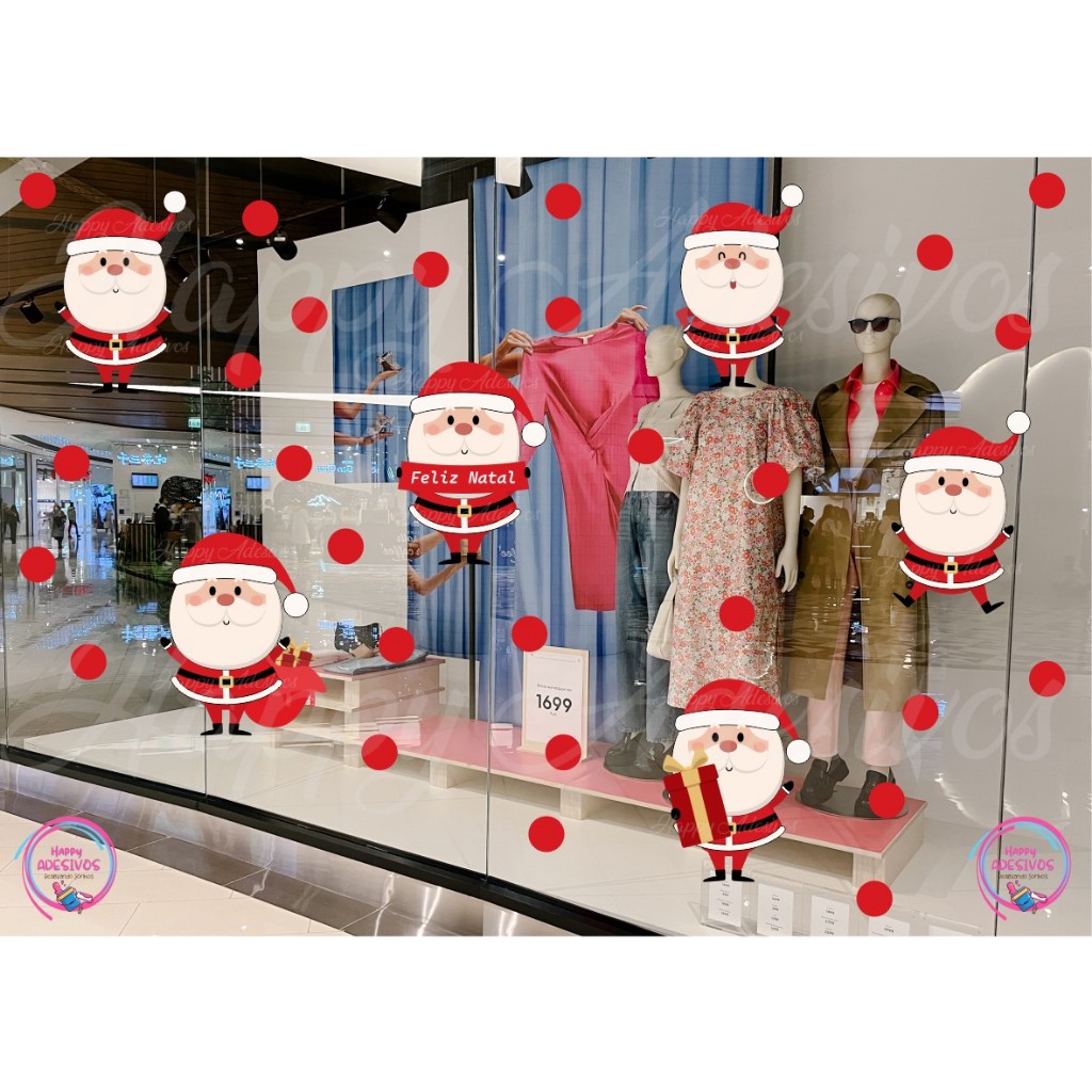 vitrine de natal criativa
