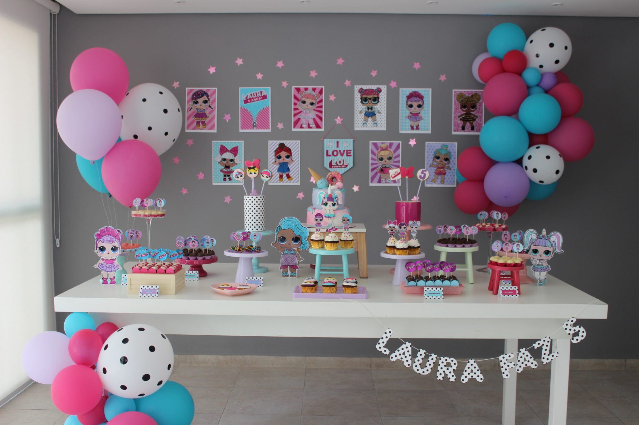 quanto custa decoração festa lol barata