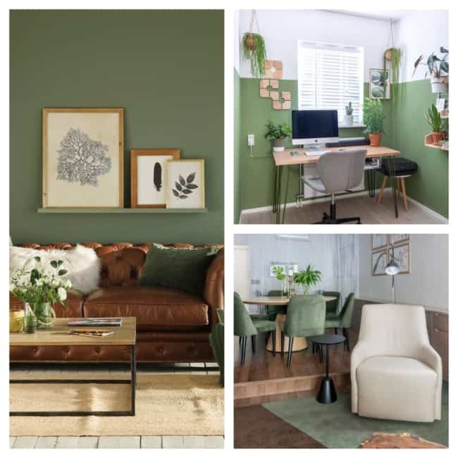 decoração masculina verde barata como economizar