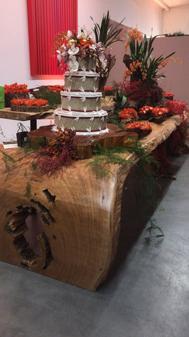 decoração mesa casamento rústico com velas