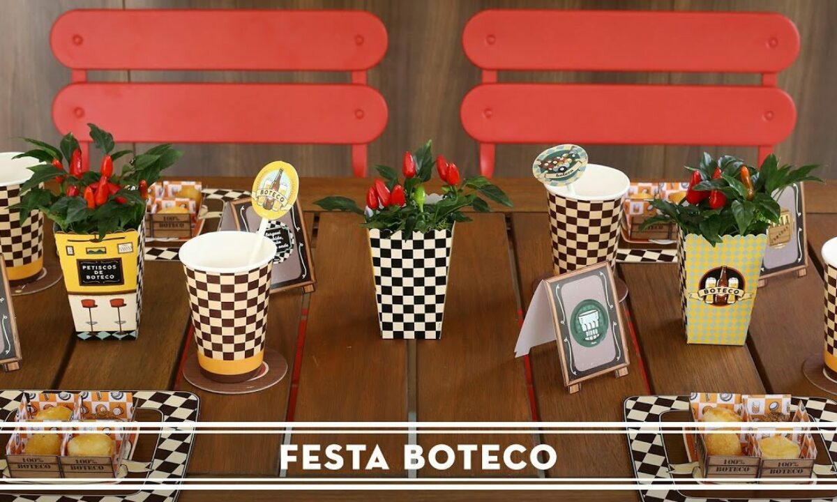 como fazer centro de mesa boteco com garrafa