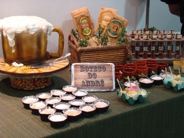 decoração mesa boteco vs mesa de bar