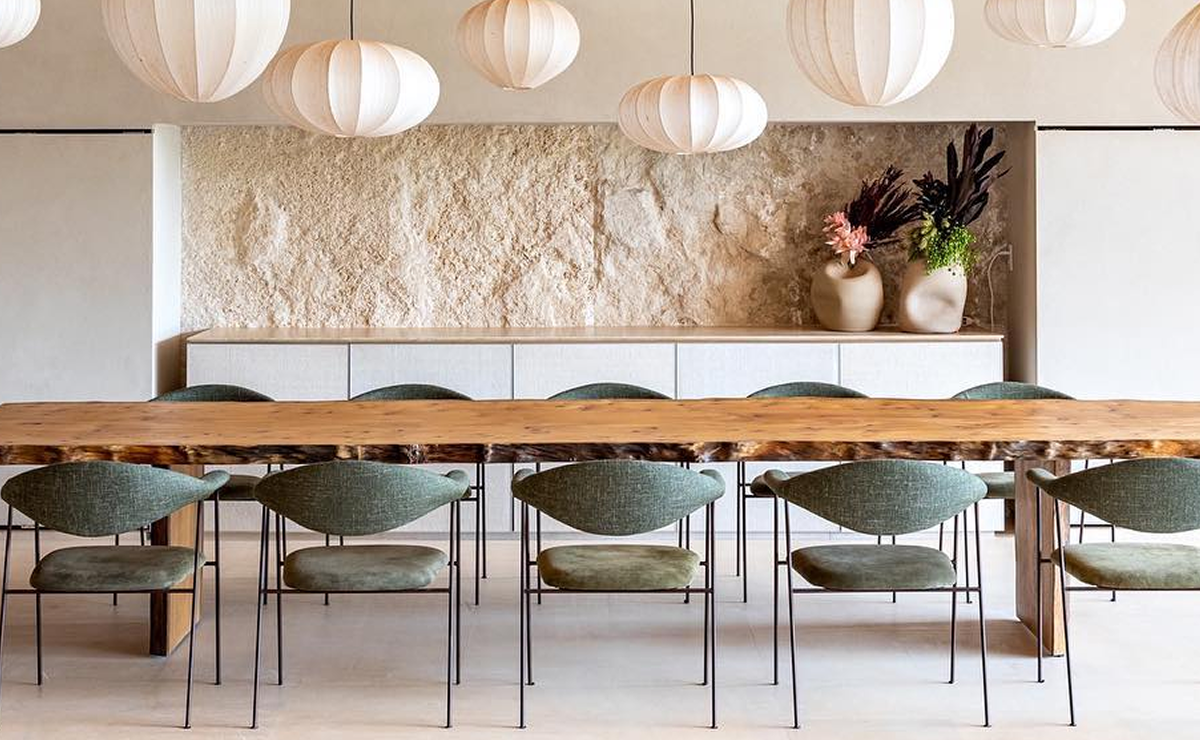 centros de mesa em madeira maciça para sala de jantar