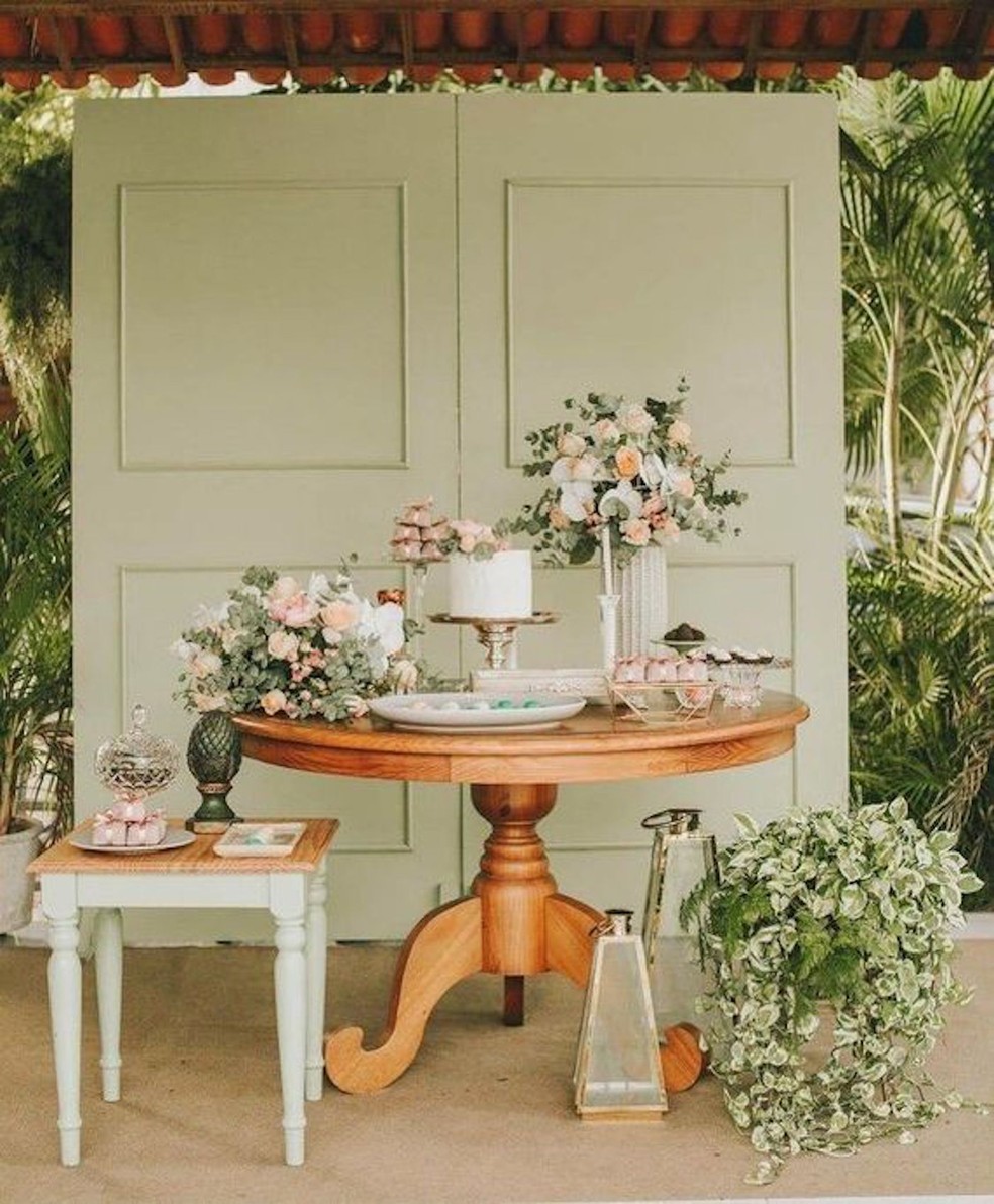 decoração minimalista para casamento