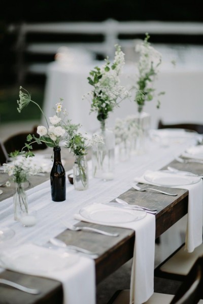 decoração minimalista para casamento