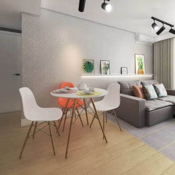 sala pequena minimalista vs sala pequena moderna