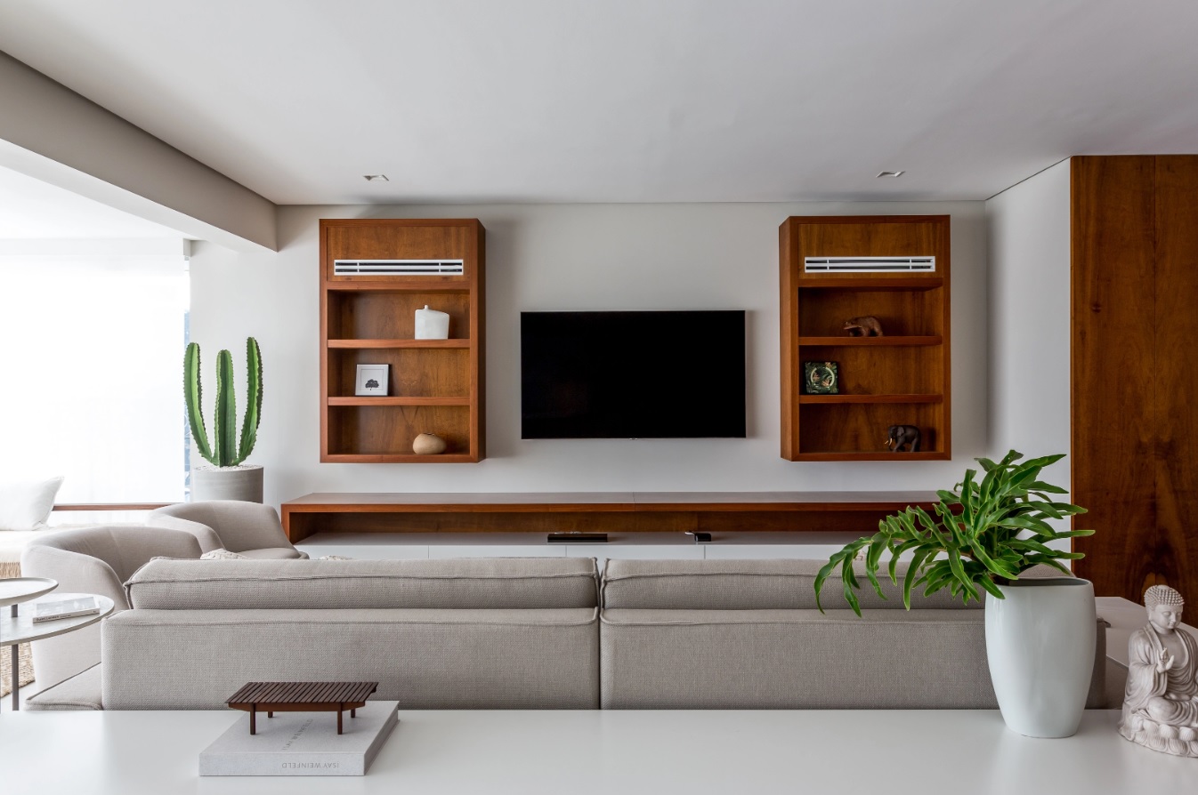 erros comuns decoração sala pequena minimalista