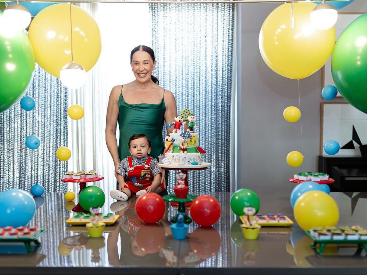 decoração turma da mônica para chá de bebê