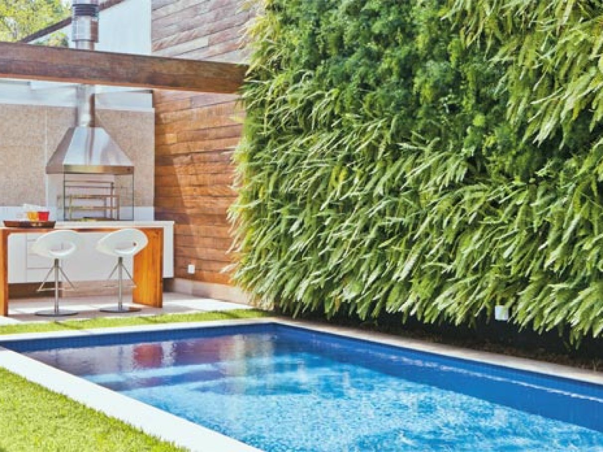 revestimento muro piscina