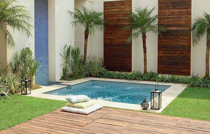 tendências decoração piscina 2026
