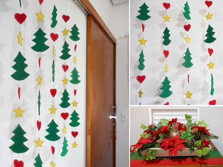 ideias criativas decoração natal escritório