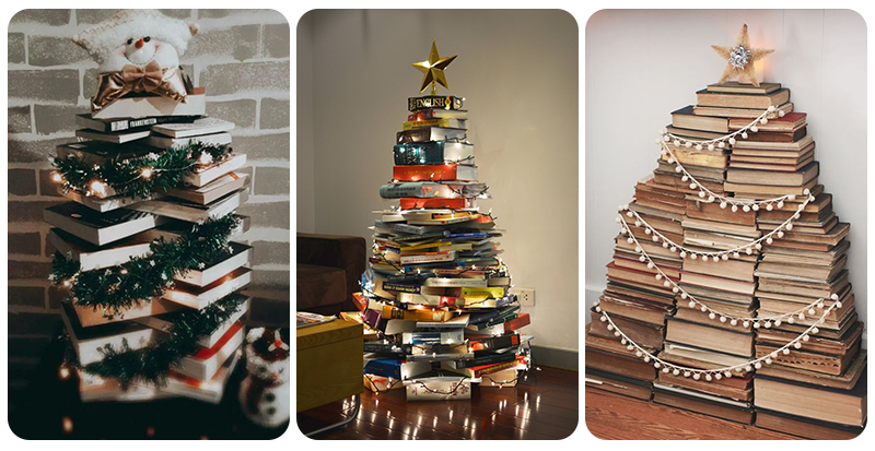 decoração de mesa de escritório com tema natalino