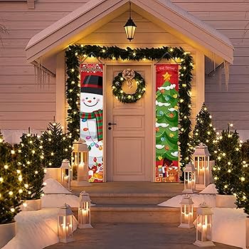 decoração natal varanda