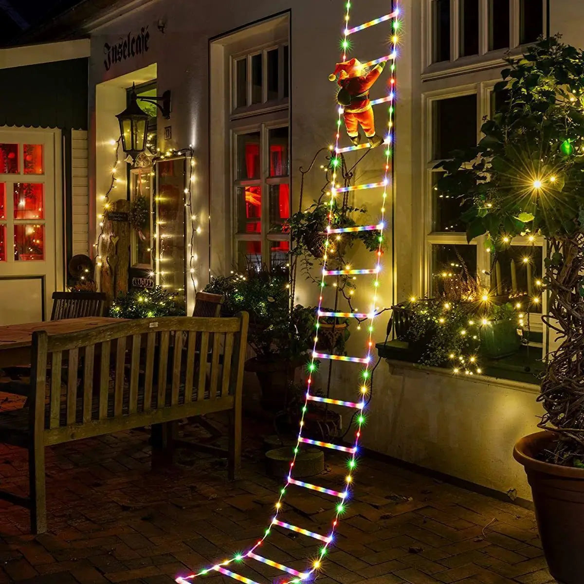 árvore de natal externa