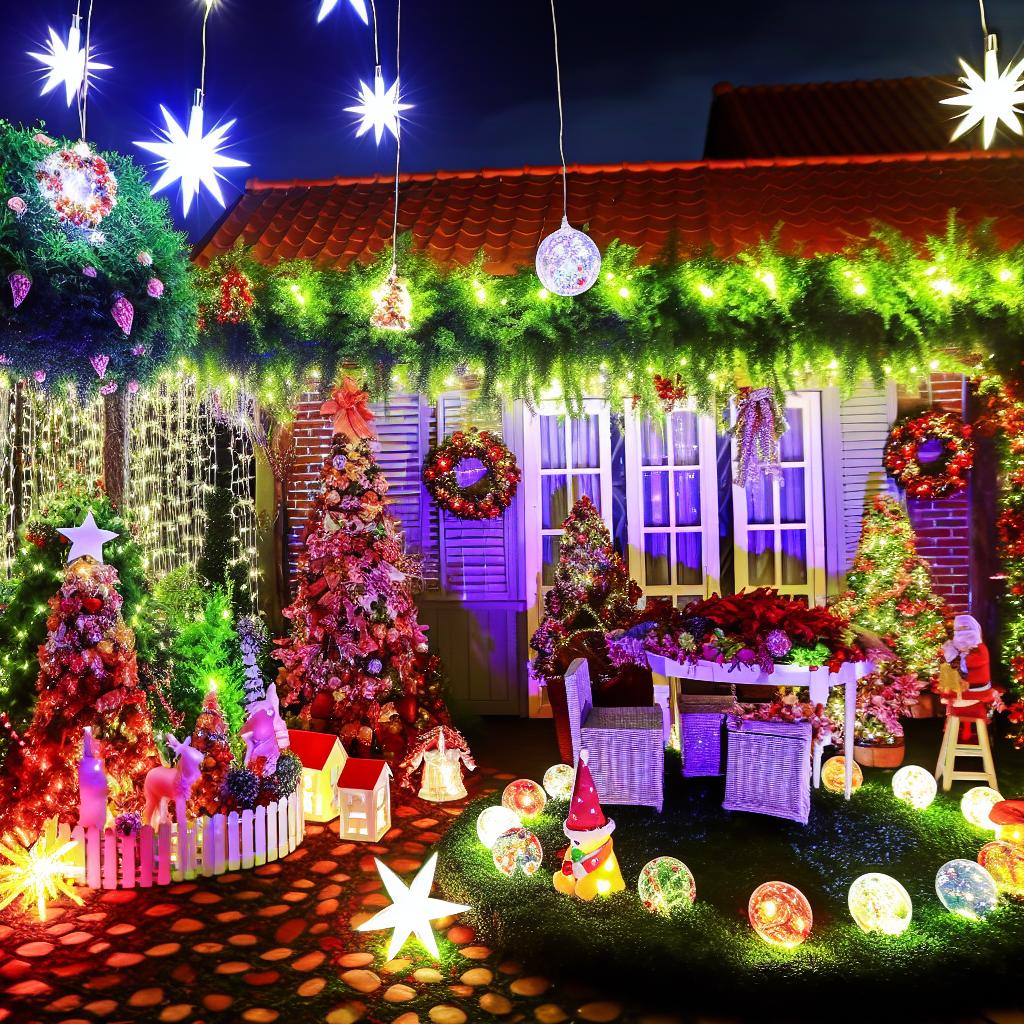 ideias decoração natal exterior