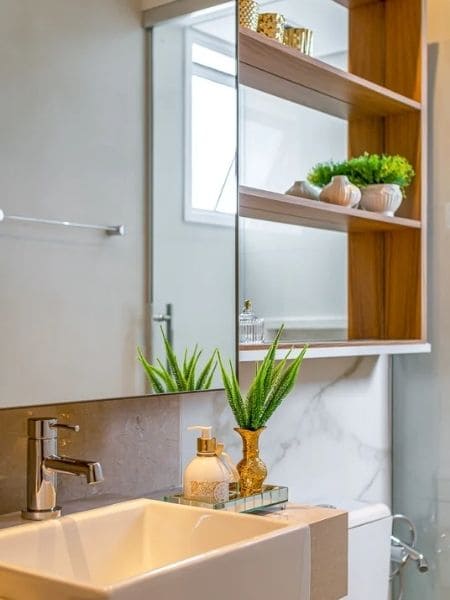 decoração nicho banheiro