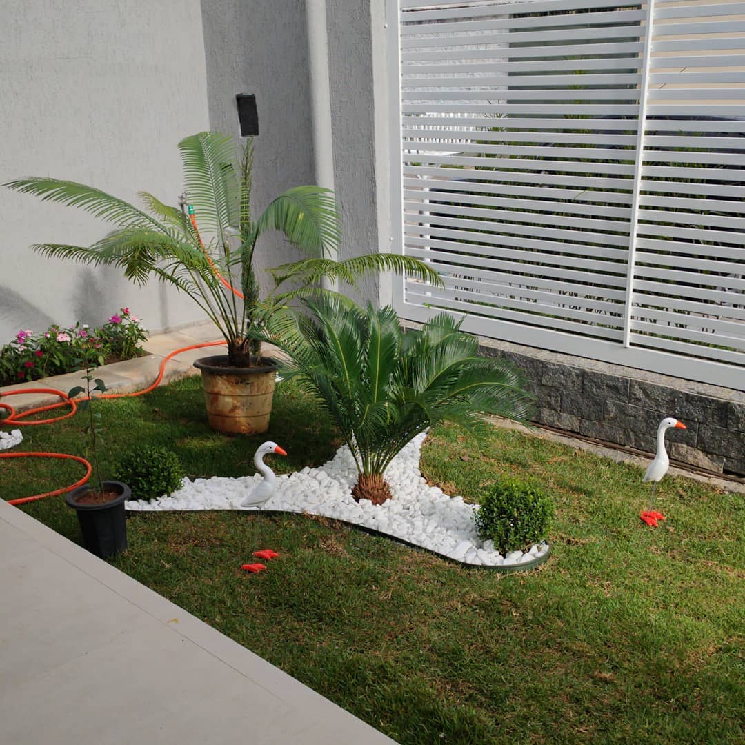 decoração no jardim