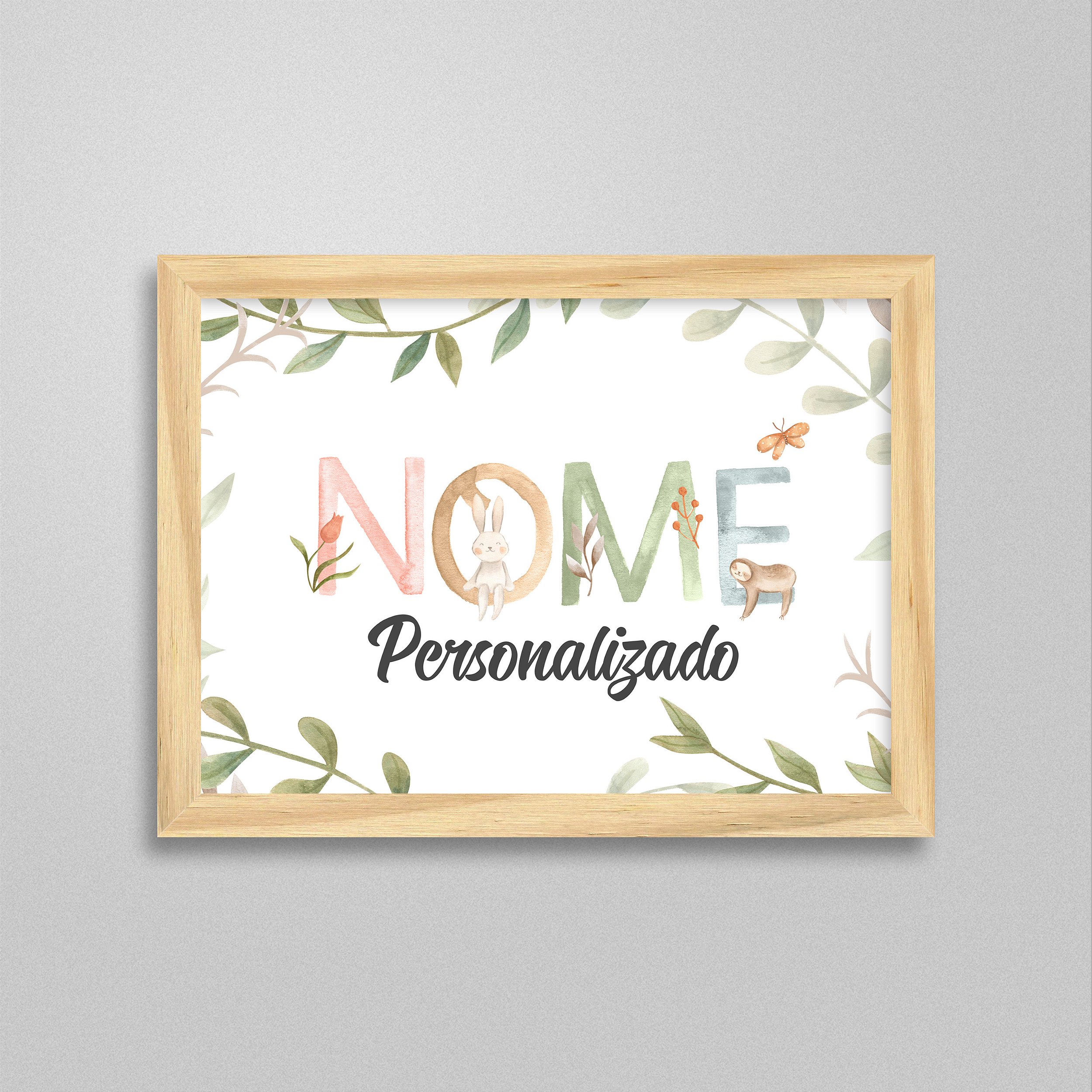 Decoração de maternidade com nome