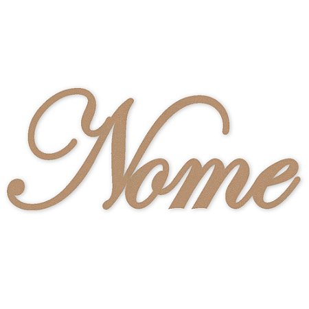 Nome em acrílico espelhado para eventos