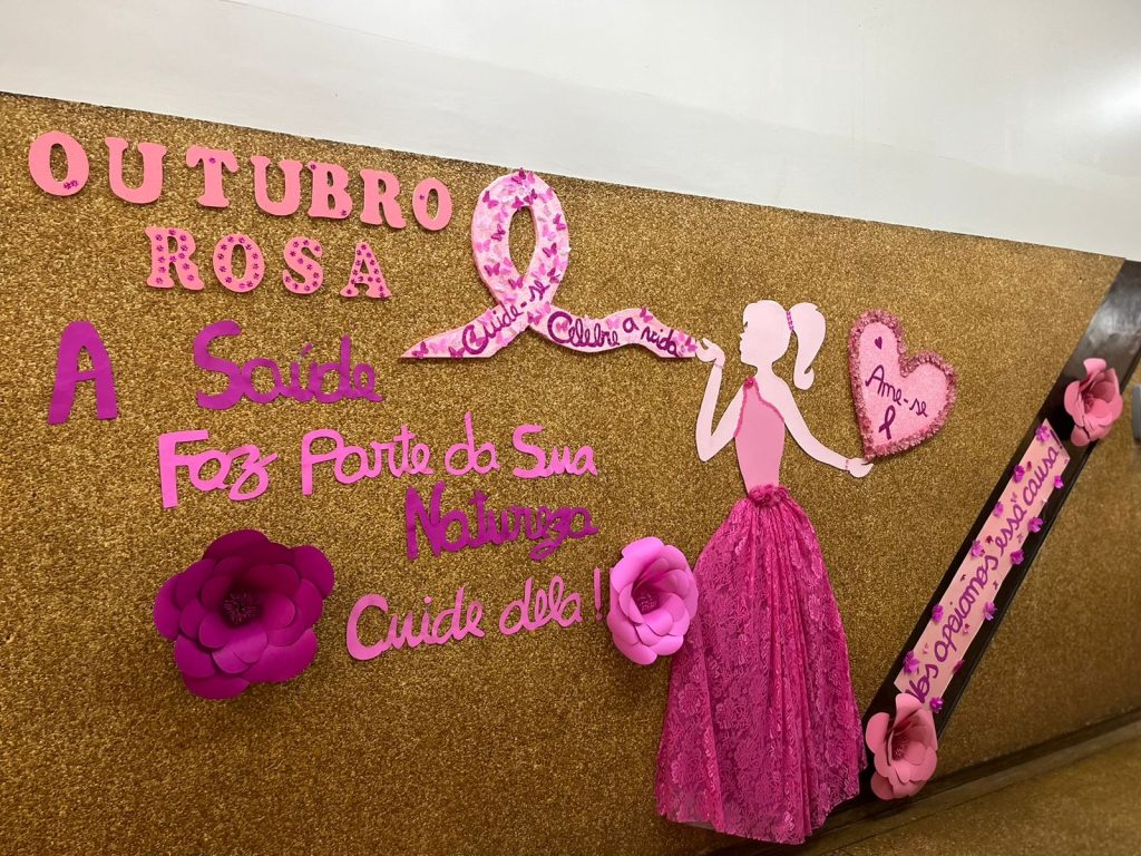 decoração outubro rosa
