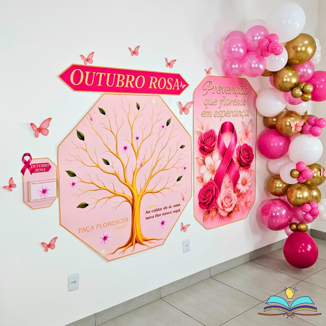 decoração outubro rosa