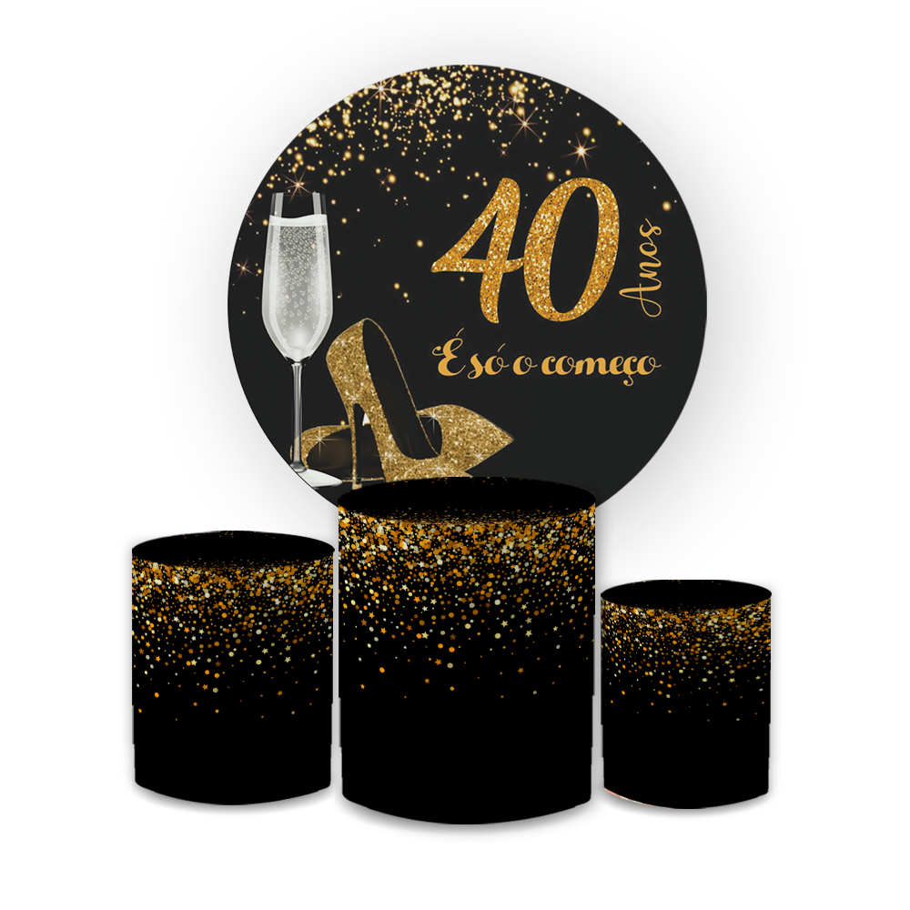 convite 40 anos feminino