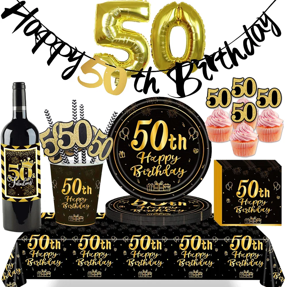 decoração 50 anos feminina azul royal