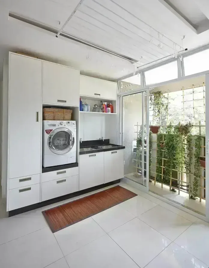 ideias de decoração para área de serviço pequena