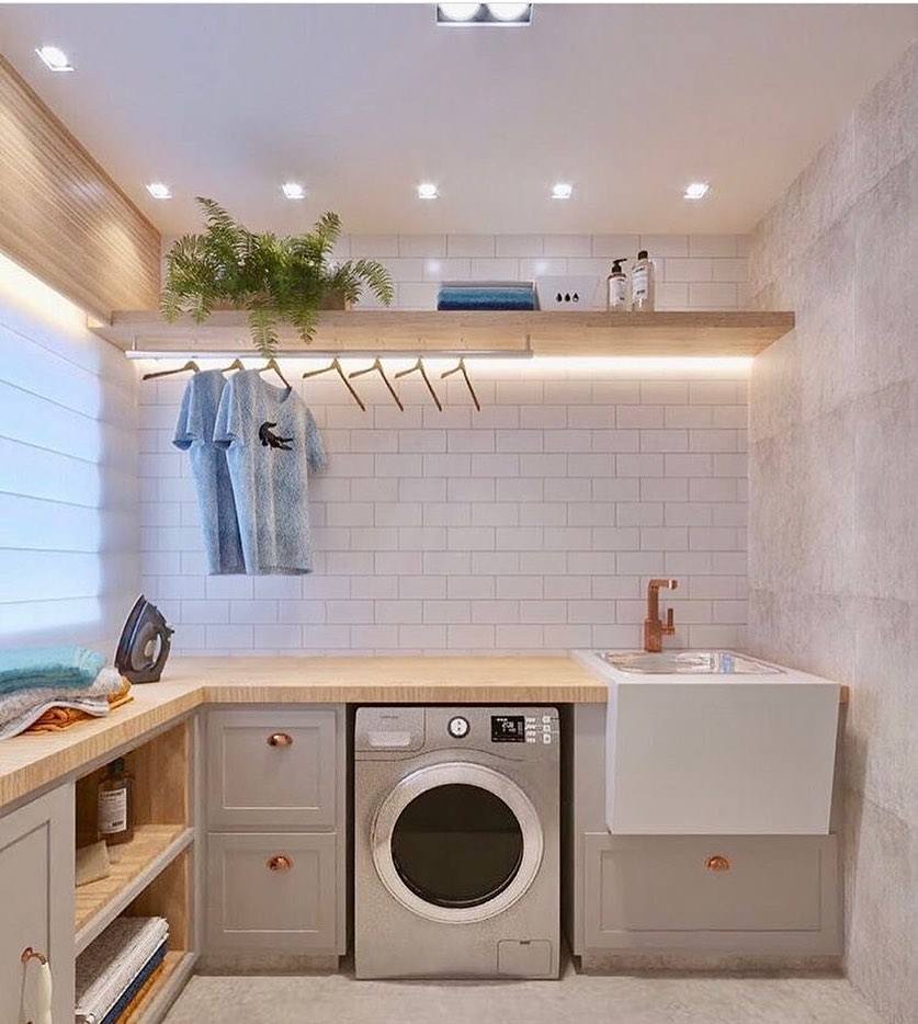 erros comuns ao decorar lavanderia