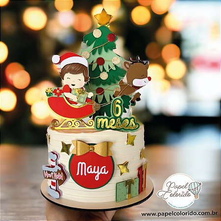 quanto custa decorar um bolo de natal profissional