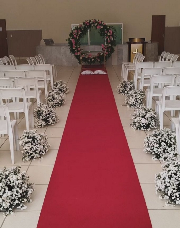 paleta de cores casamento igreja simples