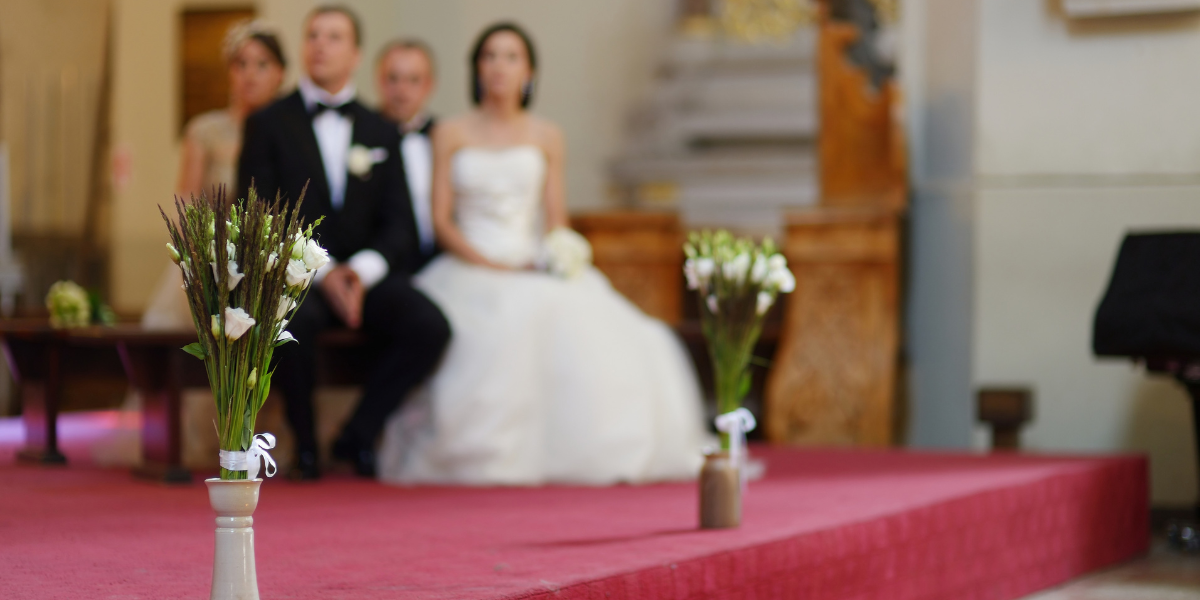 ideias decoração corredor igreja casamento