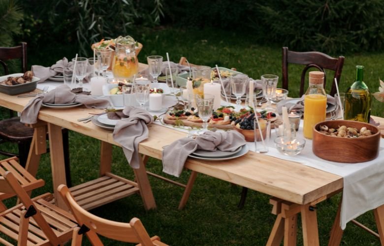 decoração para chá da tarde