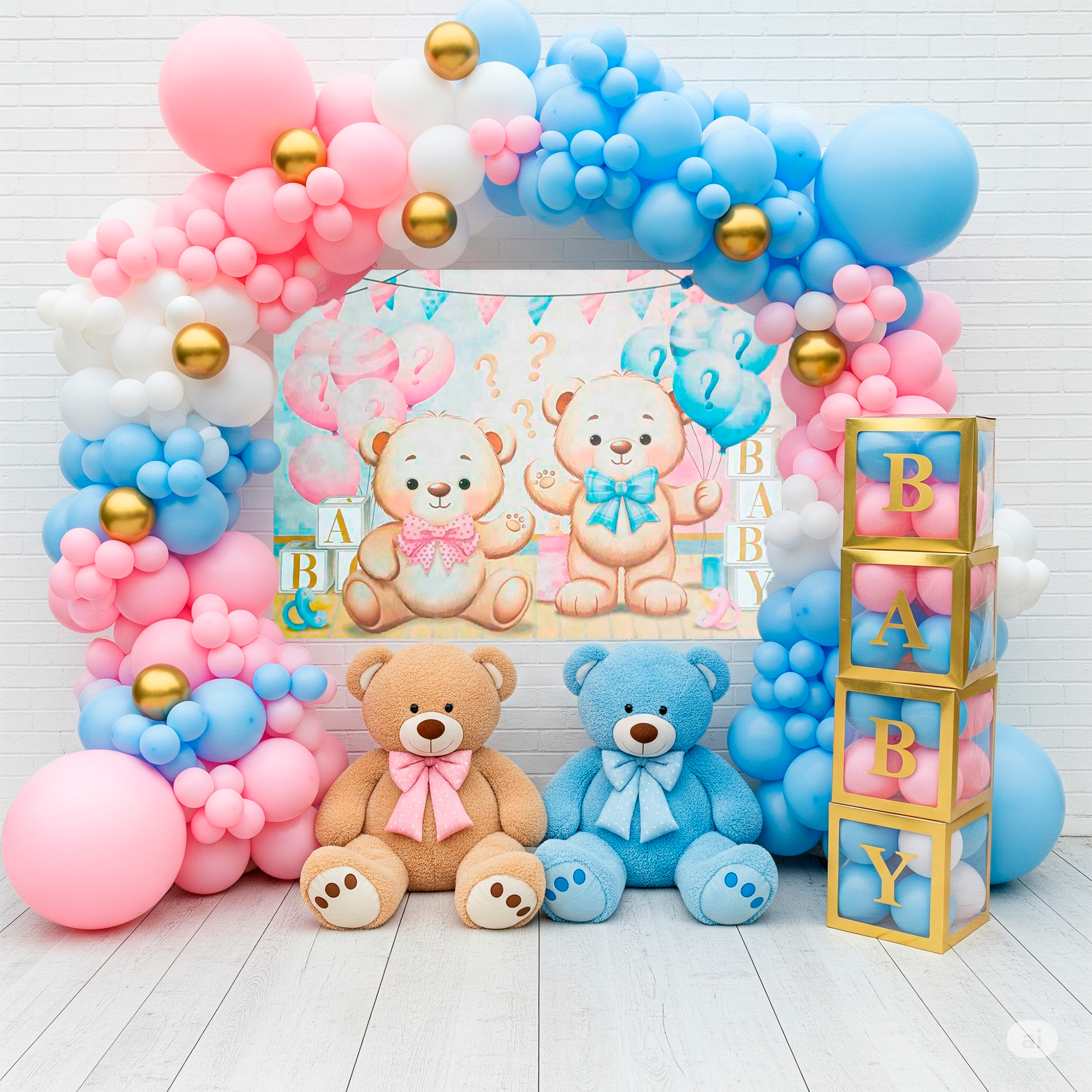 decoração chá de bebê menino