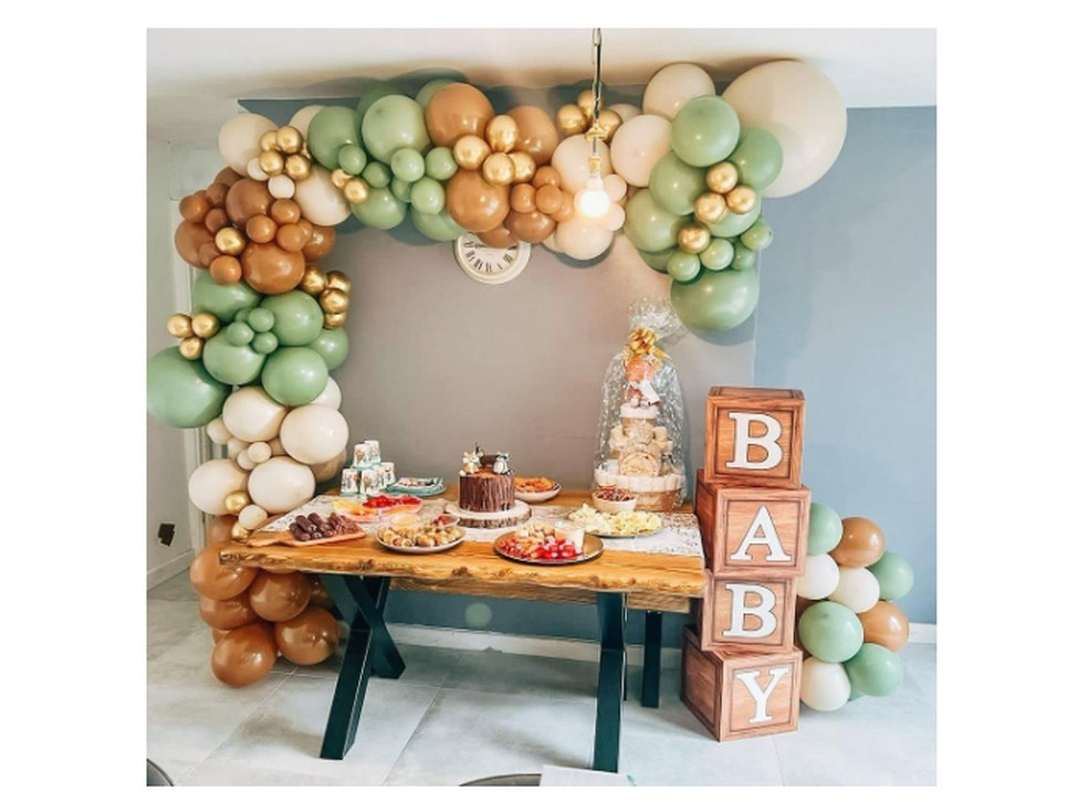 decoração chá de bebê safari