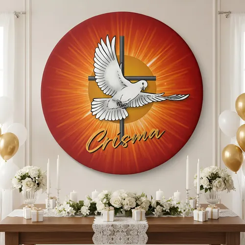 decoração crisma em casa vs salão