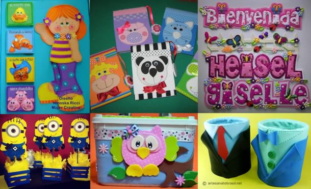 como economizar na decoração de culto infantil com eva